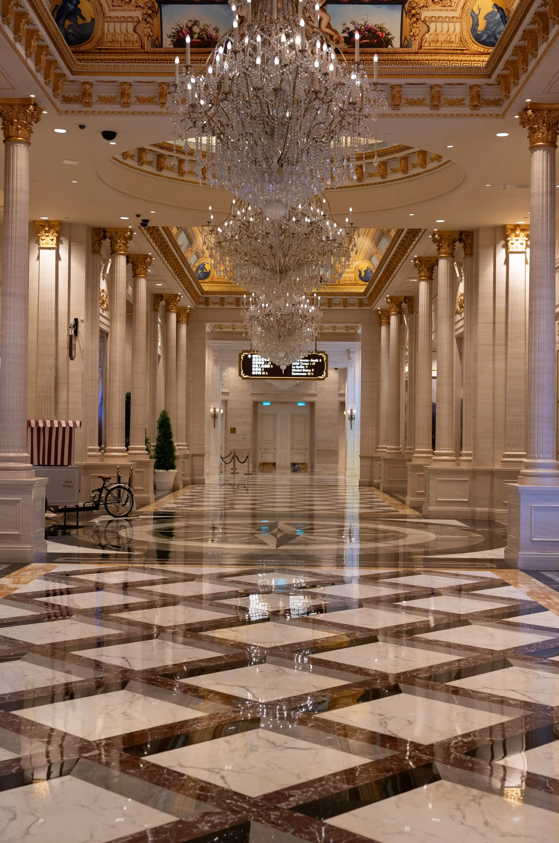 Luxuriöses Casino-Hotel Interieur