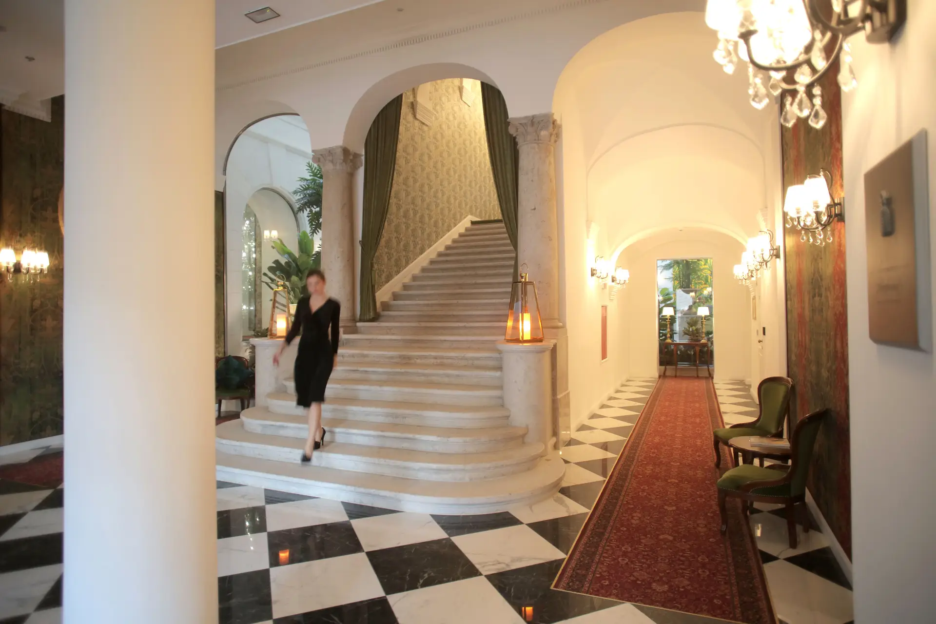 Luxuriöse Hotellobby in Österreich