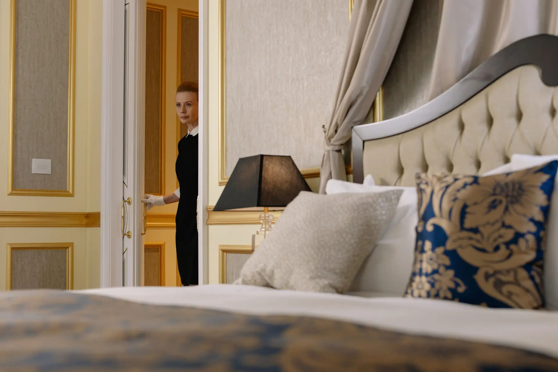 Elegante Hotellobby und Atmosphäre